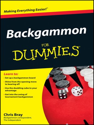 cover image of Backgammon For Dummies&#174;